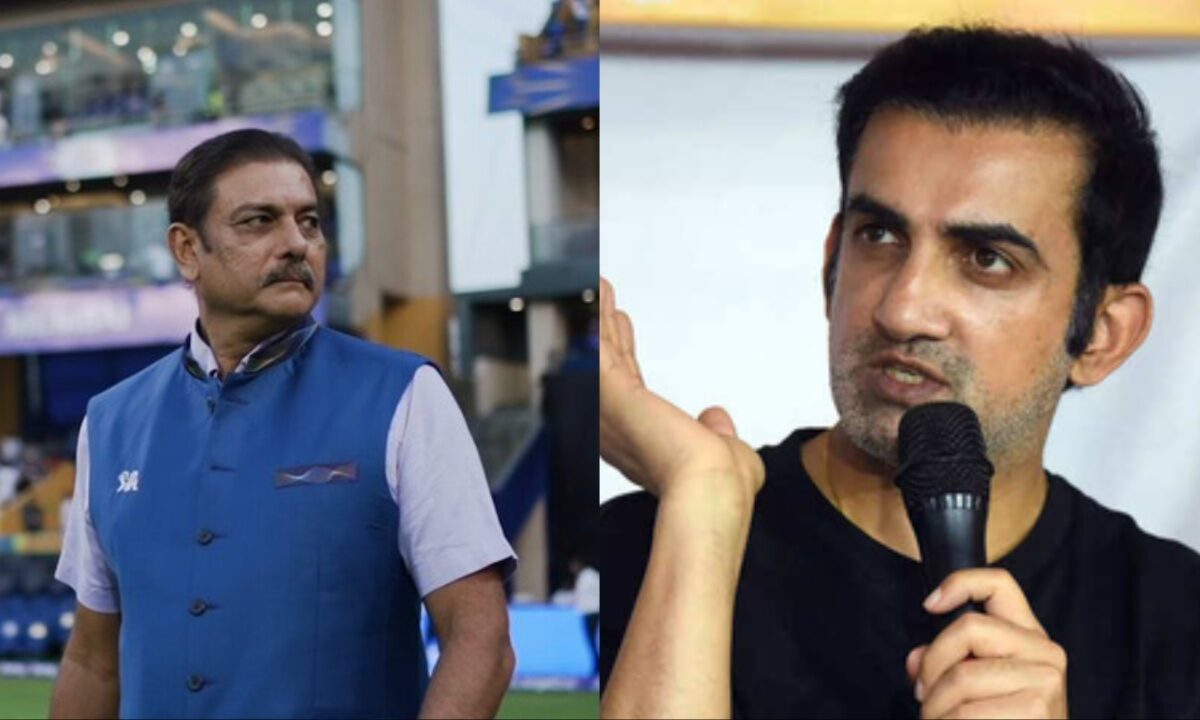 Ravi Shastri and Gautam Gambhir.