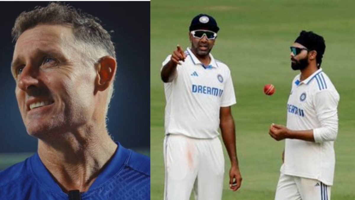 Michael Hussey, Ravindra Jadeja and Ravichandran Ashwin.