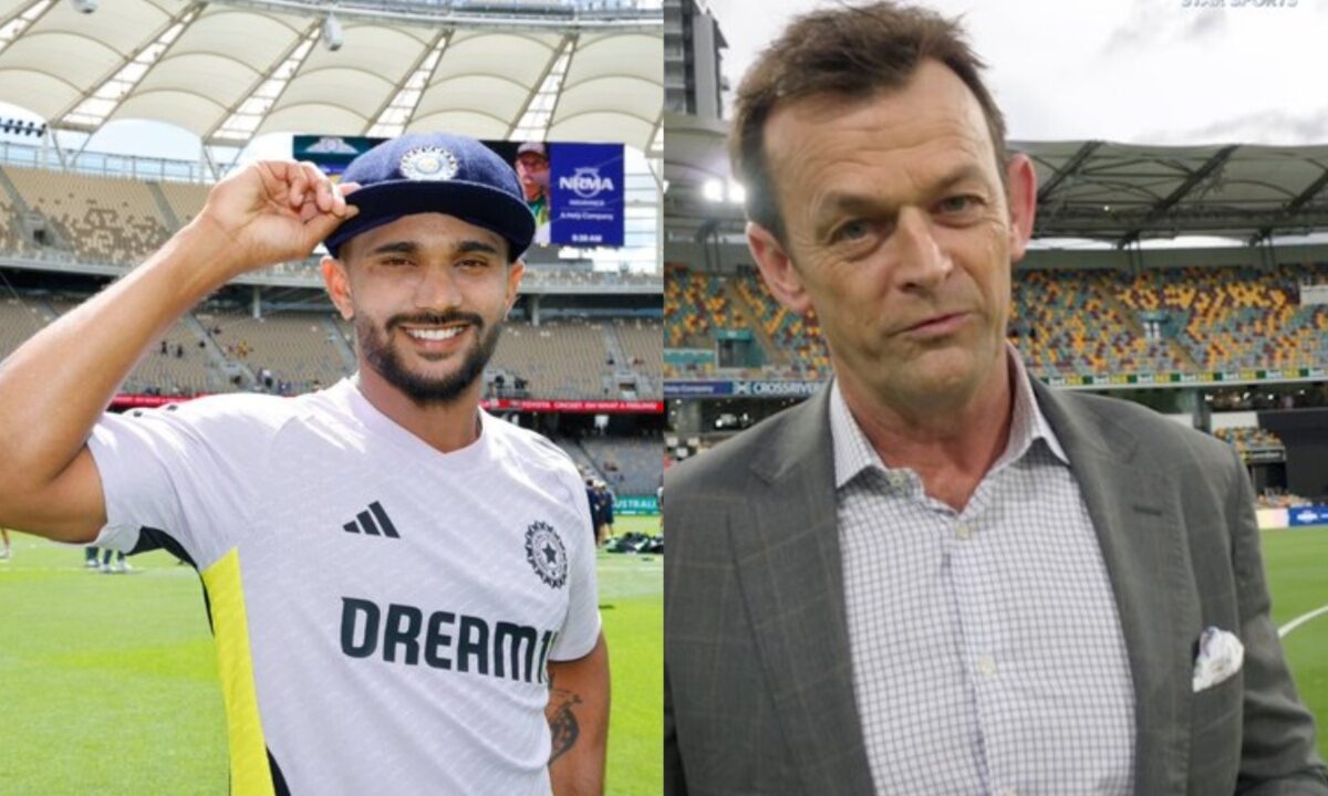 Nitish Reddy and Adam Gilchrist.