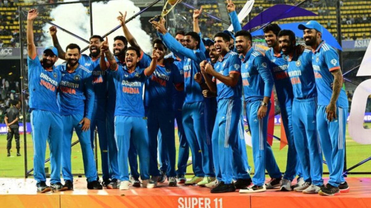 India won the Asia Cup 2023.