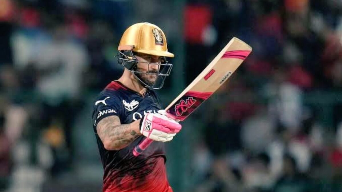 Faf Du Plessis of RCB.