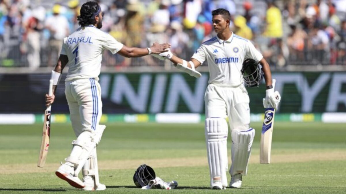 India openers- KL Rahul and Yashasvi Jaiswal.