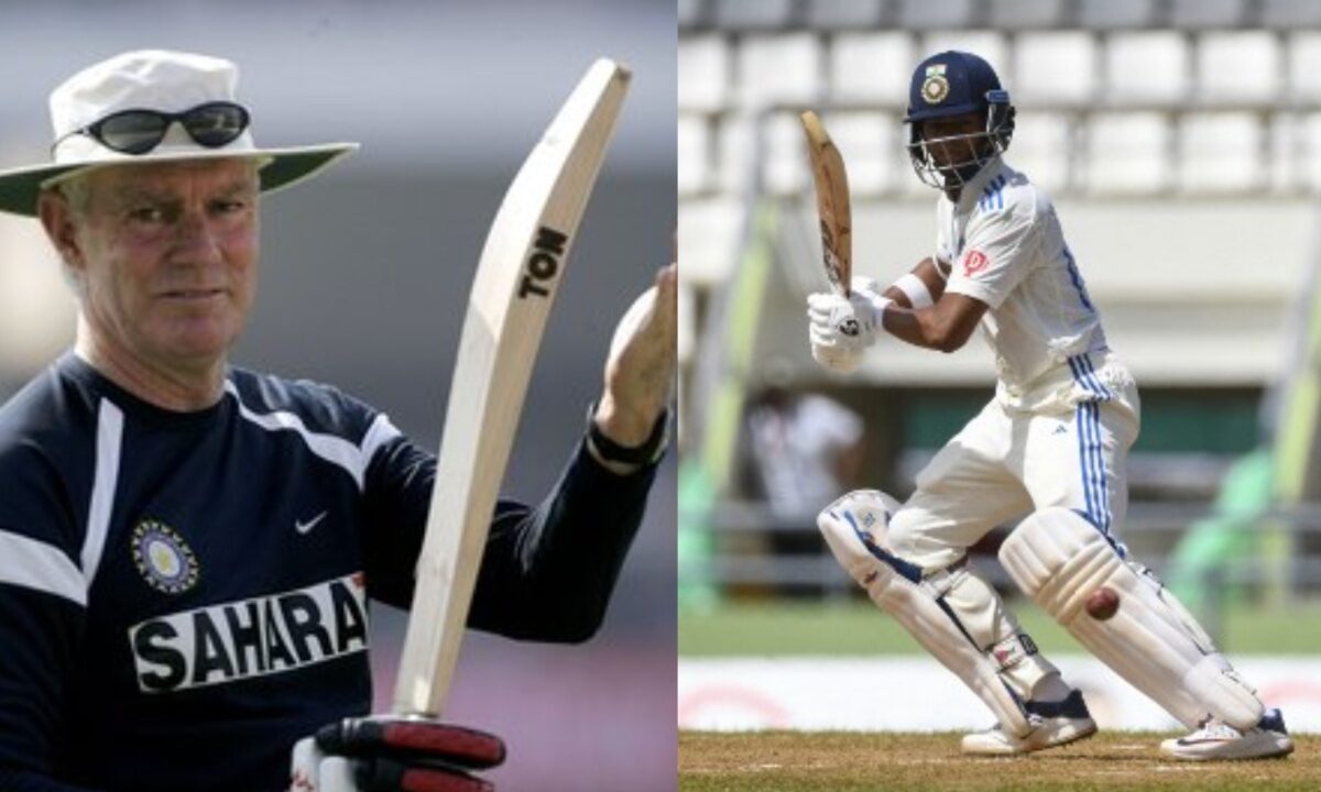 Greg Chappell and Yashasvi Jaiswal.