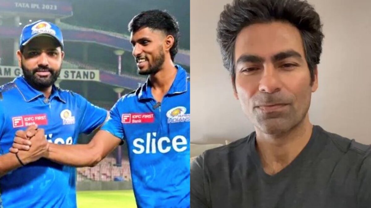 Mohammad Kaif, Mumbai Indians' Rohit Sharma and Tilak Verma.