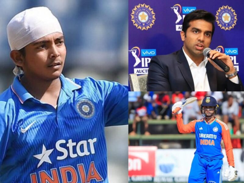 “Our Captain!!”- Unsold Prithvi Shaw From IPL 2025 Mega Auction Lauded By Former Teammate