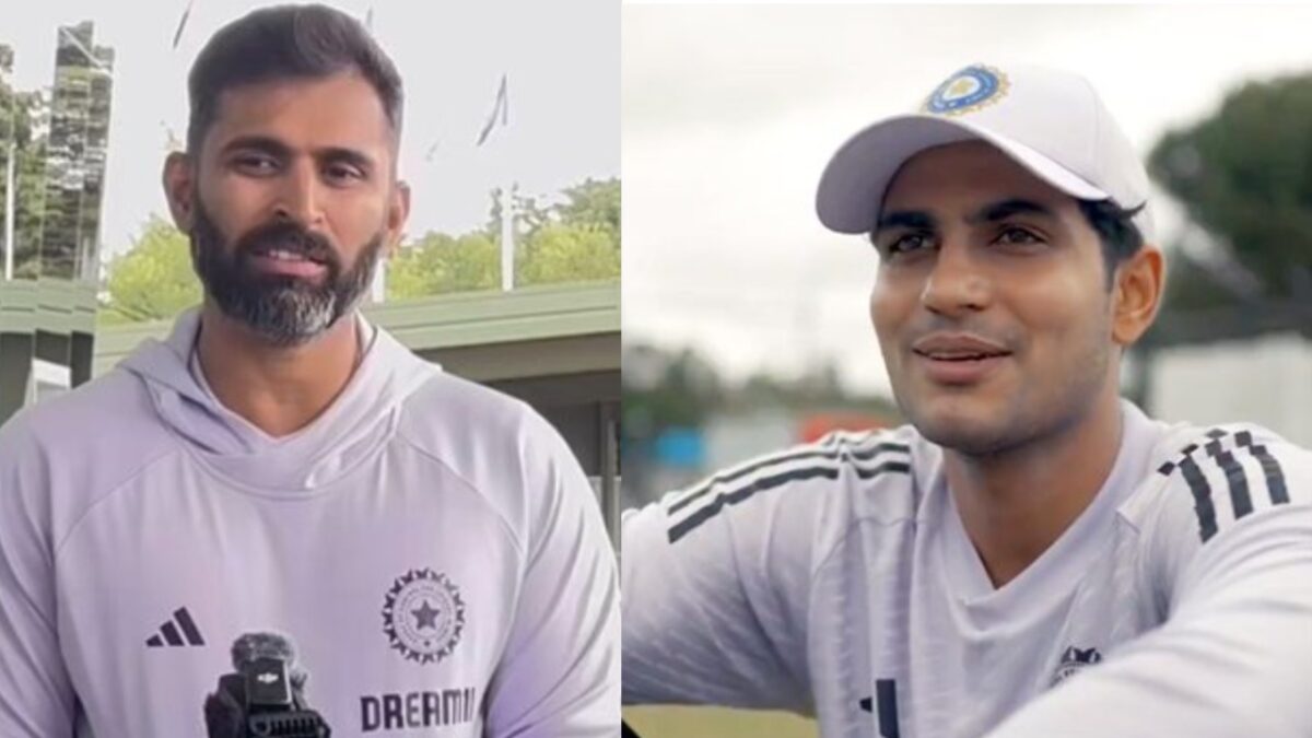 Abhishek Nayar and Shubman Gill.