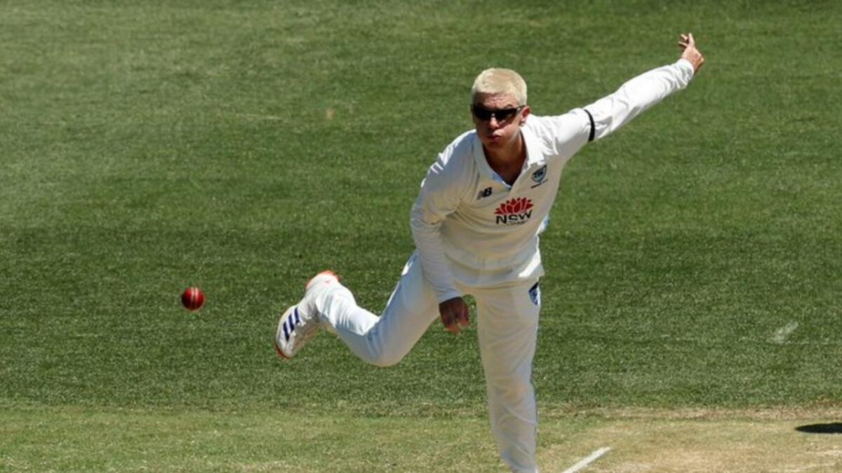 Adam Zampa with red-ball.