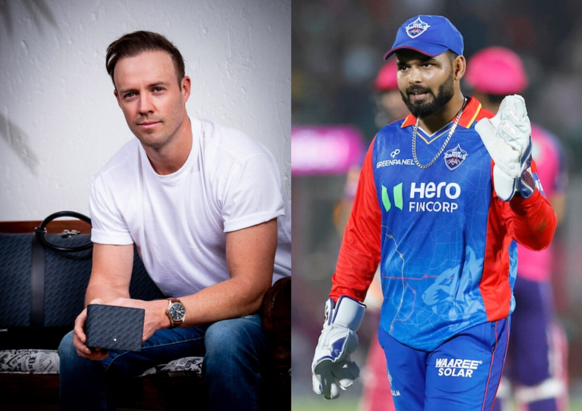 Rishabh Pant and AB de Villiers. Photo- Twitter