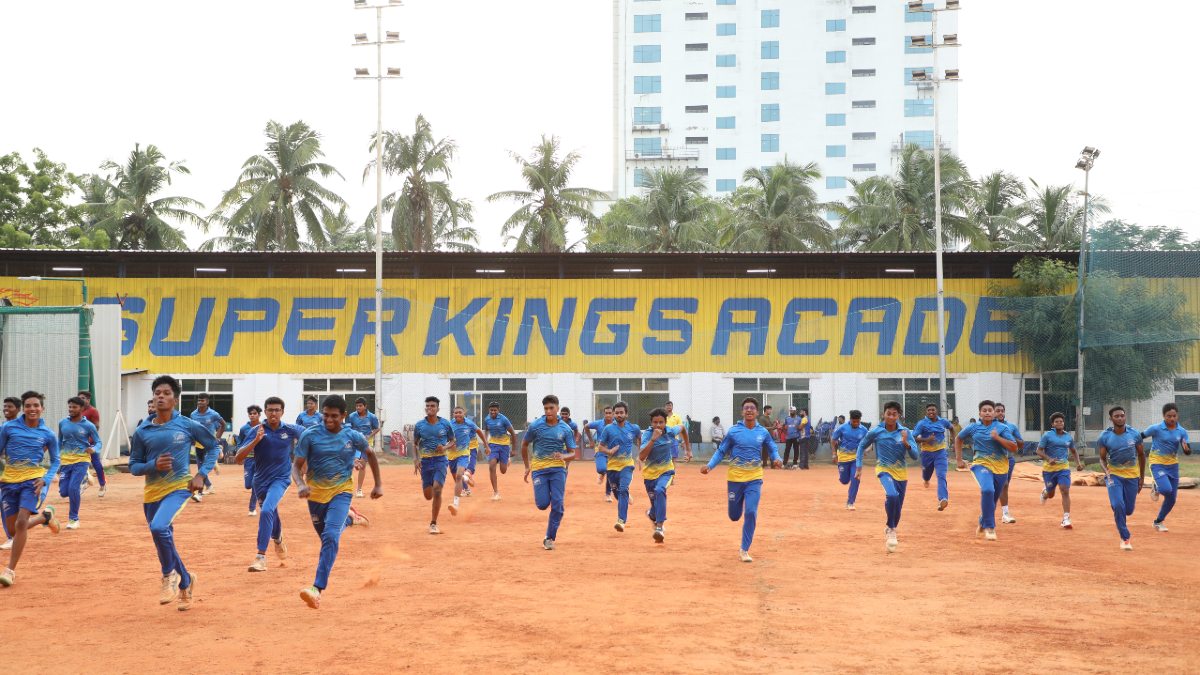 CSK academy in Chennai. Photo- CSK