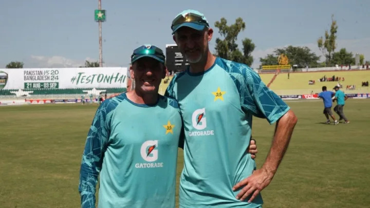 Jason Gillespie and Tim Nielsen. Photo- PCB