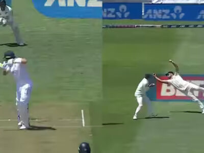 Watch- Daryl Mitchell Plucks A One-Handed Stunning Catch Out Of Thin Air To Send Back Joe Root