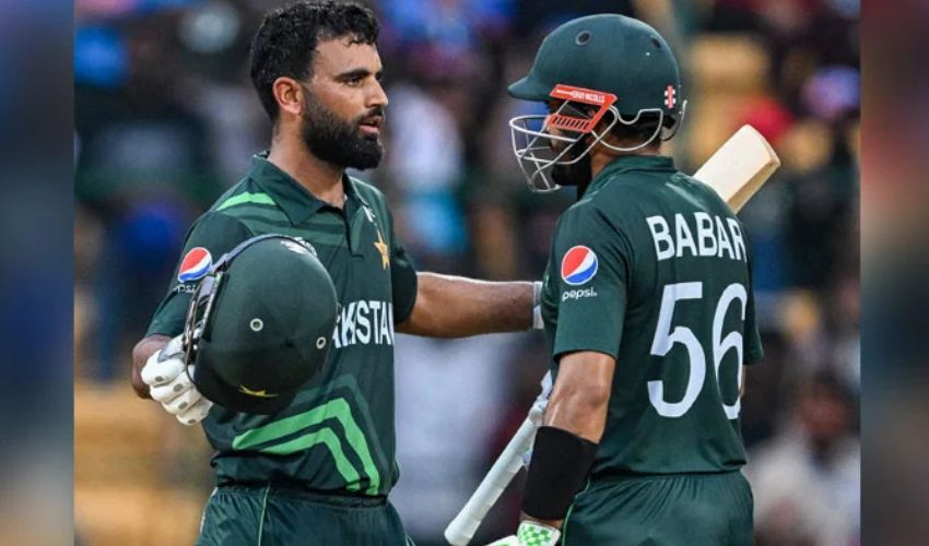 Fakhar Zaman and Babar Azam. PHoto- X