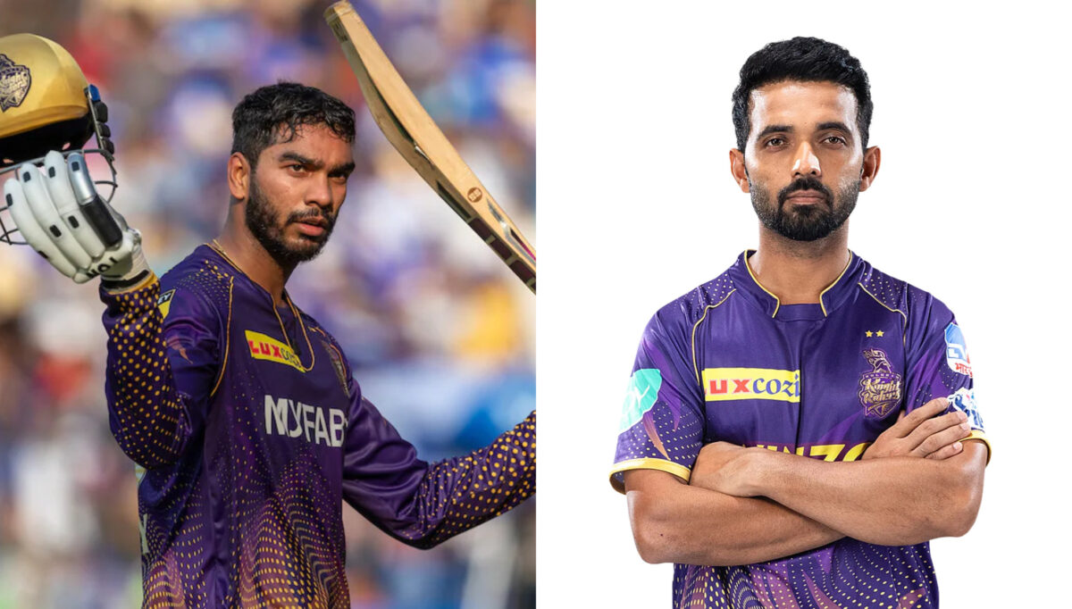 Ajinkya Rahane and Venkatesh Iyer for KKR captaincy. Photo- X