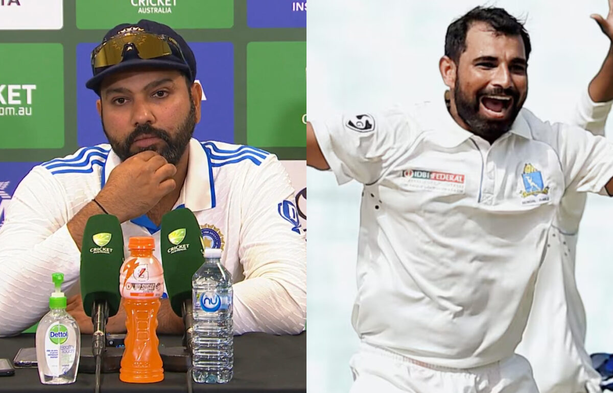 Rohit Sharma and Mohammed Shami. Photo- X