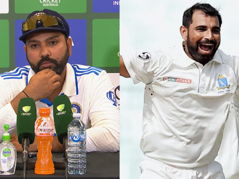 Rohit Sharma Gives A Huge Update On Mohammed Shami’s Participation In BGT 2024-25