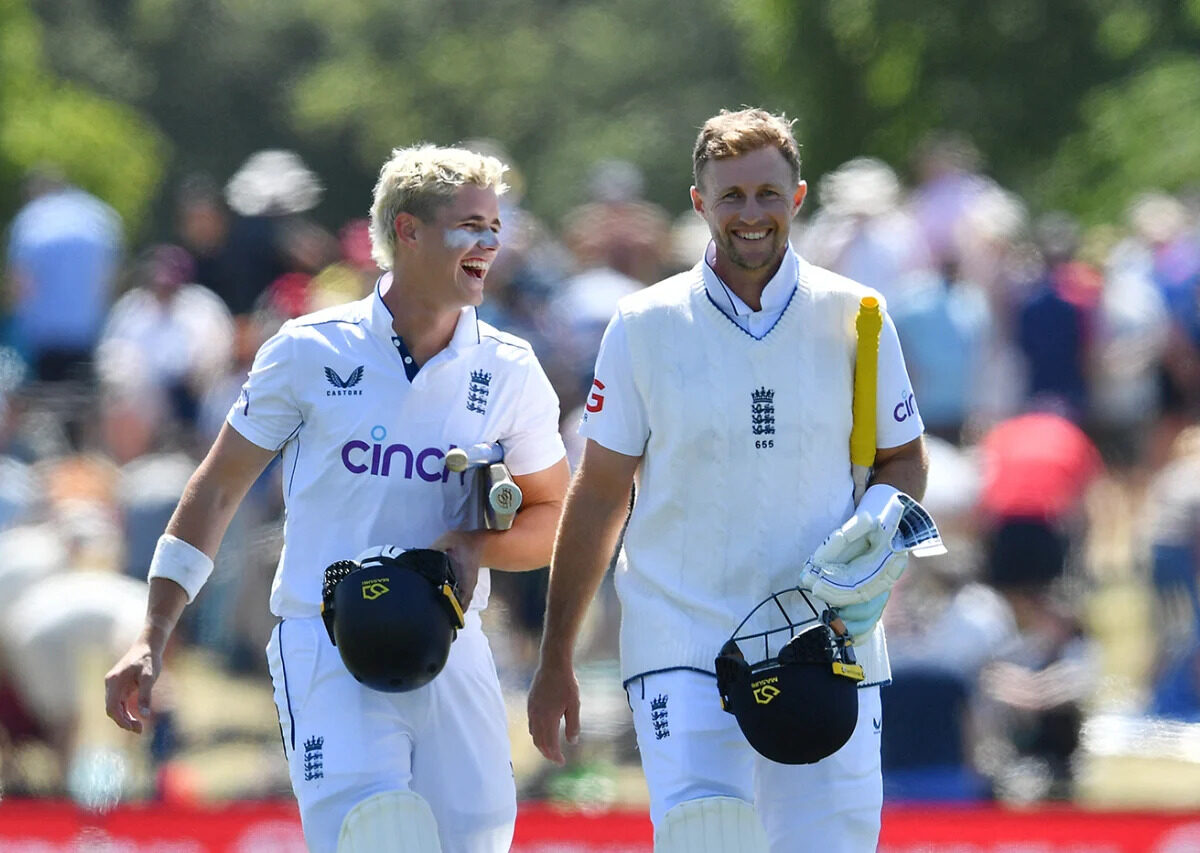 Jacob Bethell and England. Photo- Getty