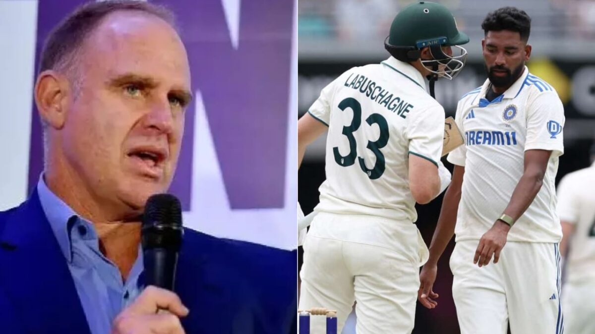 Matthew Hayden, Marnus Labuschagne, Mohammed Siraj. Photo- Getty