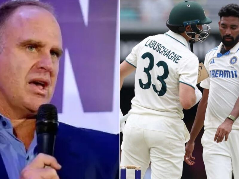 “Get Out Of My Space..”-Matthew Hayden Scolds Marnus Labuschagne For Letting Mohammed Siraj Tinker With Bails 