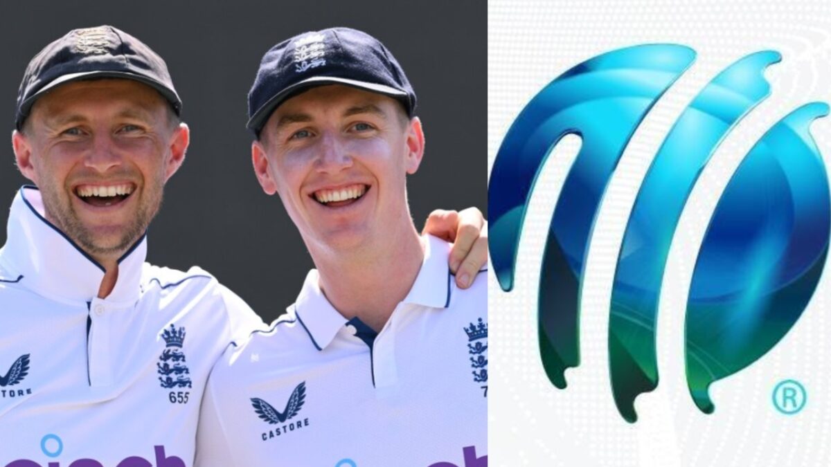 Harry Brook, Joe Root of England and ICC.