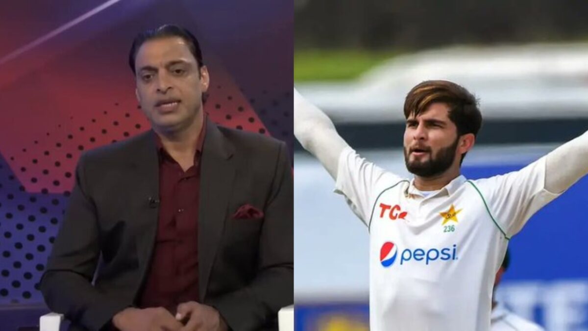 Shaheen Afridi and Shoaib Akhtar.