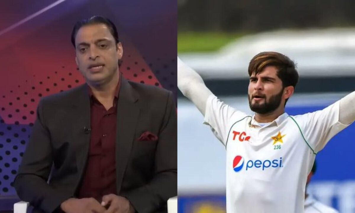 Shaheen Afridi and Shoaib Akhtar.