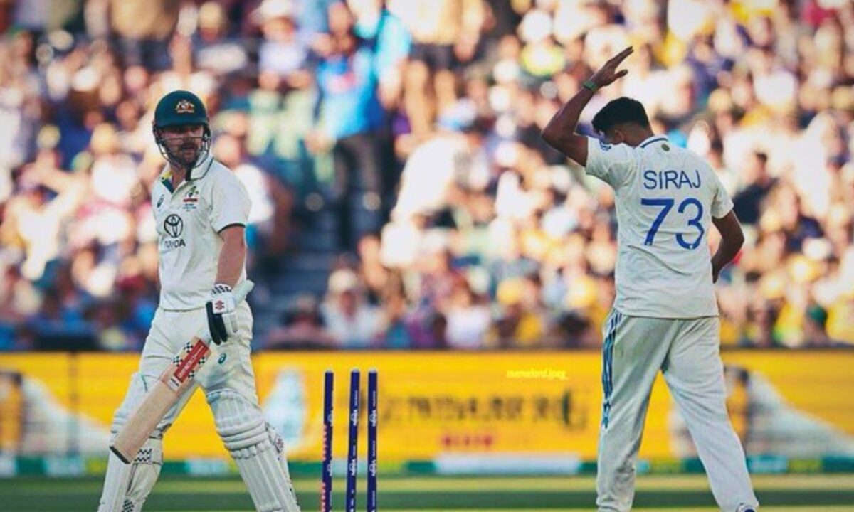 Mohammad Siraj and Travis Head.