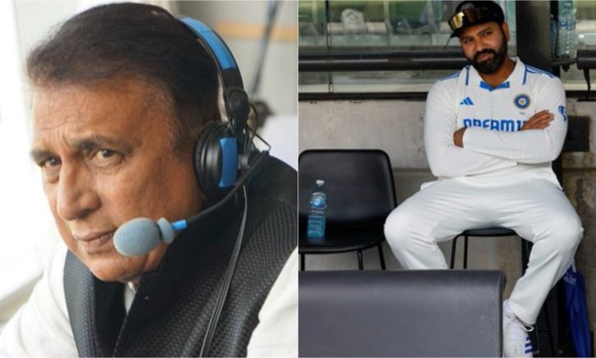 Sunil Gavaskar and Rohit Sharma.