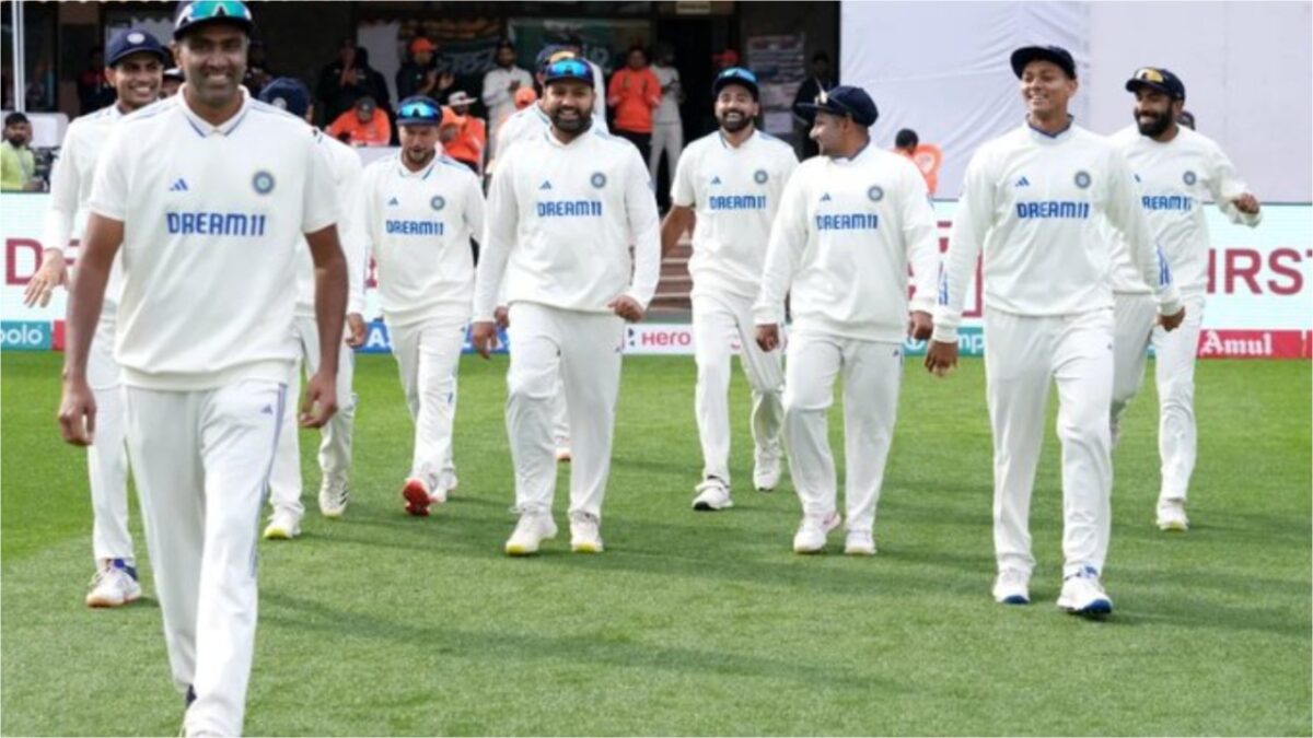 Indian Test team- led by Rohit Sharma.