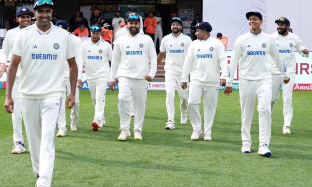 Indian Test team- led by Rohit Sharma.