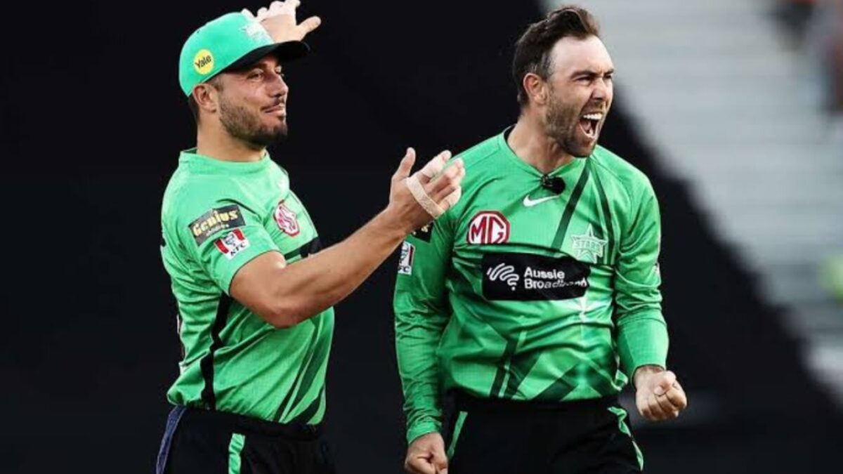 Glenn Maxwell and Marcus Stoinis of Melbourne Stars.