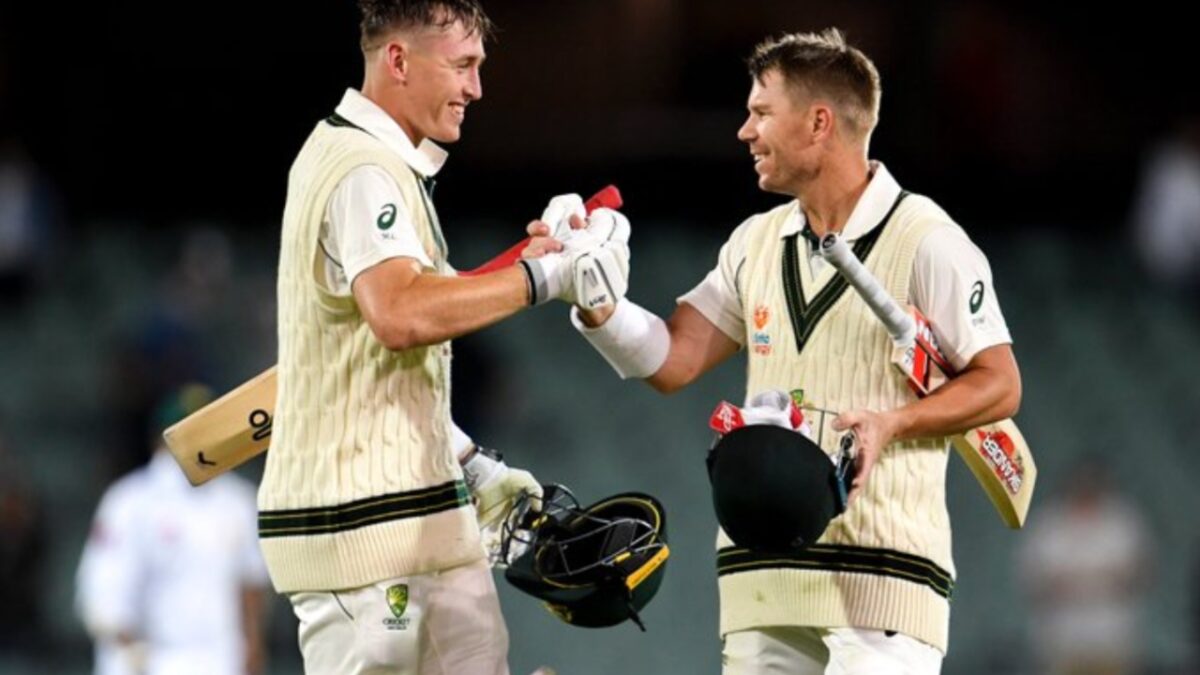 Marnus Labuschagne and David Warner.