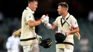 Marnus Labuschagne and David Warner.