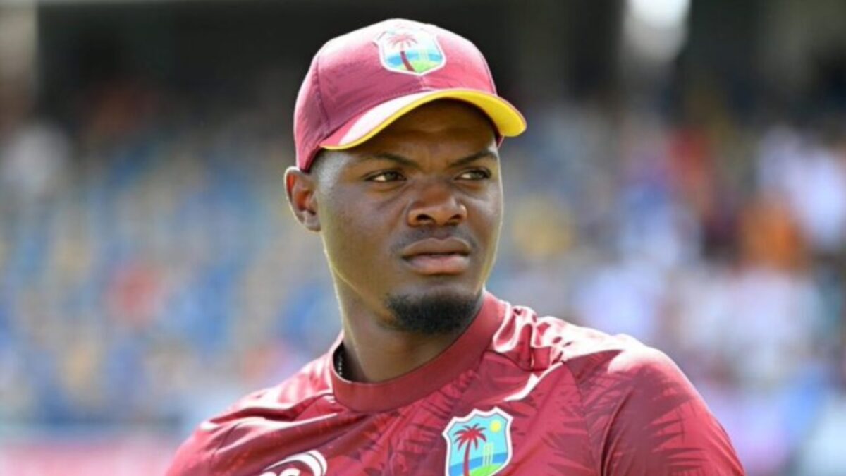 West Indies pace bowler- Alzarri Joseph.