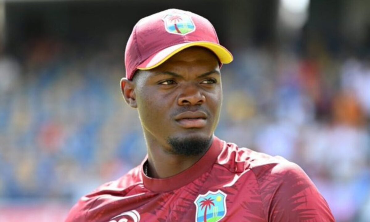 West Indies pace bowler- Alzarri Joseph.