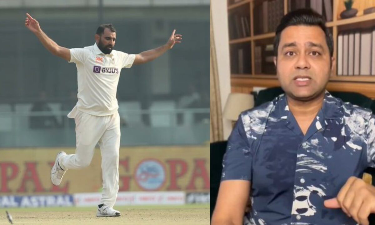 Aakash Chopra and Mohammad Shami.