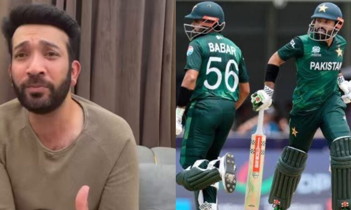 Sohaib Maqsood, Babar Azam and Mohammad Rizwan of Pakistan.