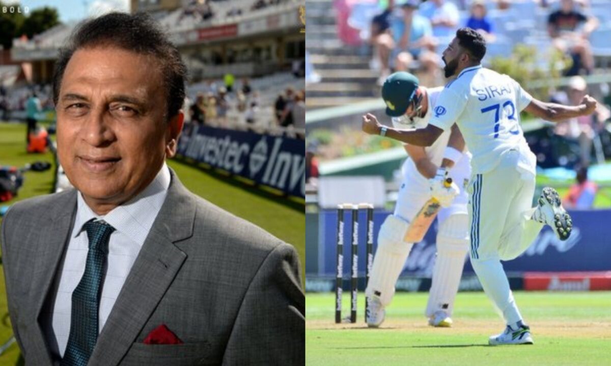 Mohammad Siraj, Aiden Markram and Sunil Gavaskar.