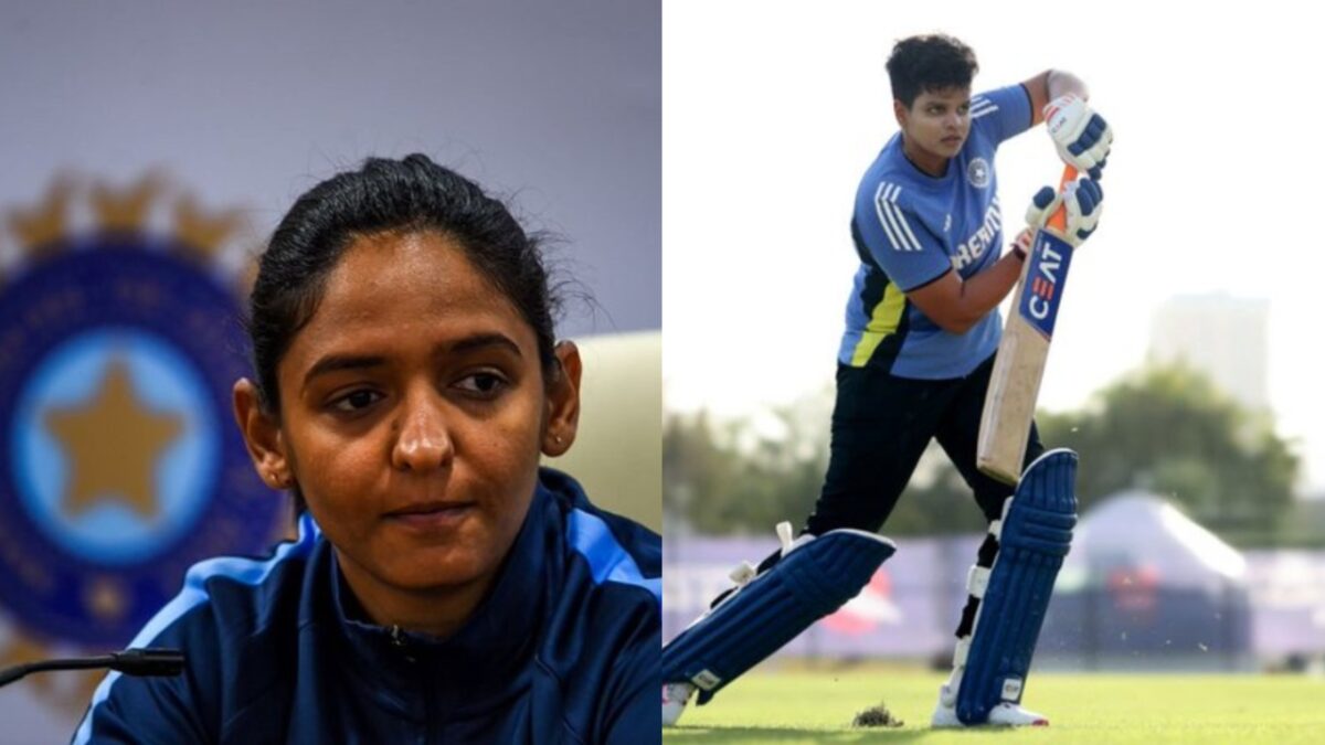 Harmanpreet Kaur and Shafali Verma.