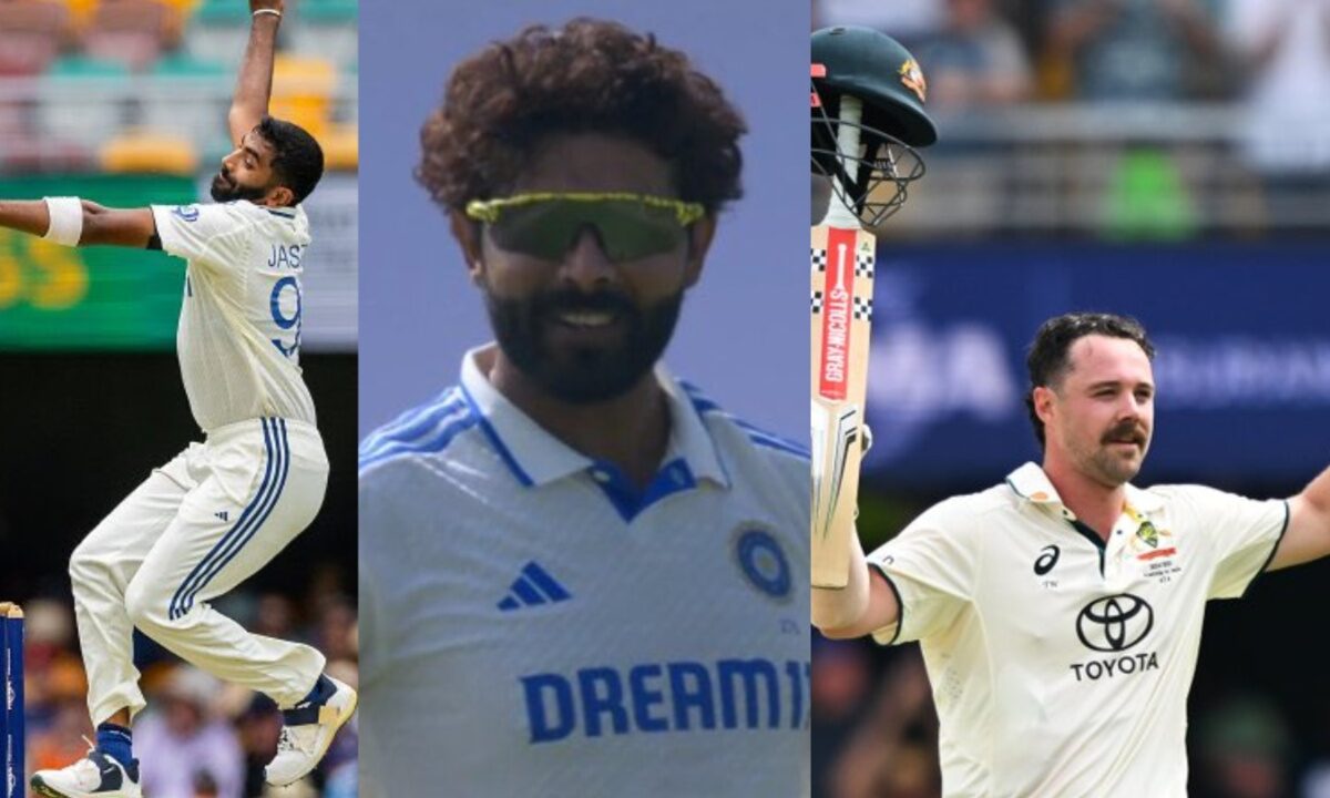 Travis Head, Ravindra Jadeja and Jasprit Bumrah.