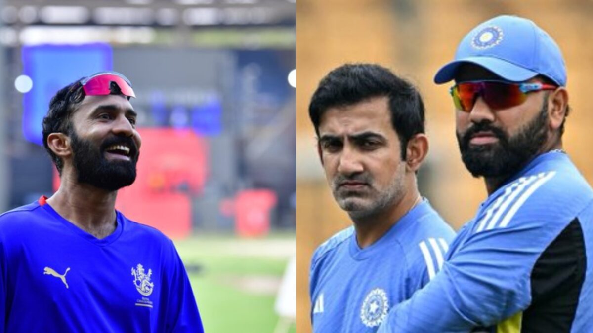 Dinesh Karthik, Rohit Sharma and Gautam Gambhir.