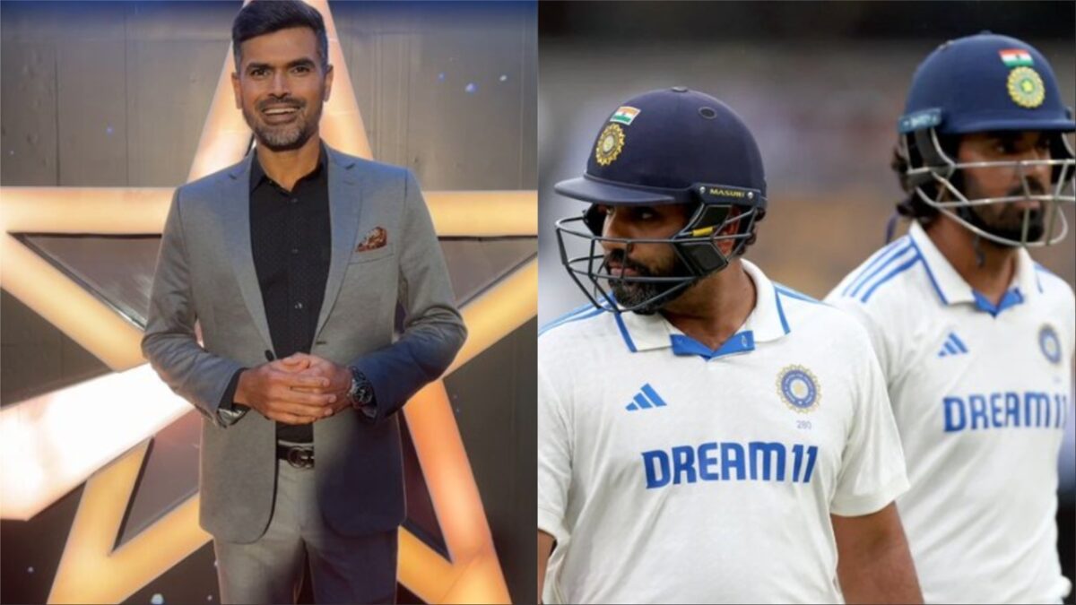 Subramanian Badrinath, India's Rohit Sharma and KL Rahul.