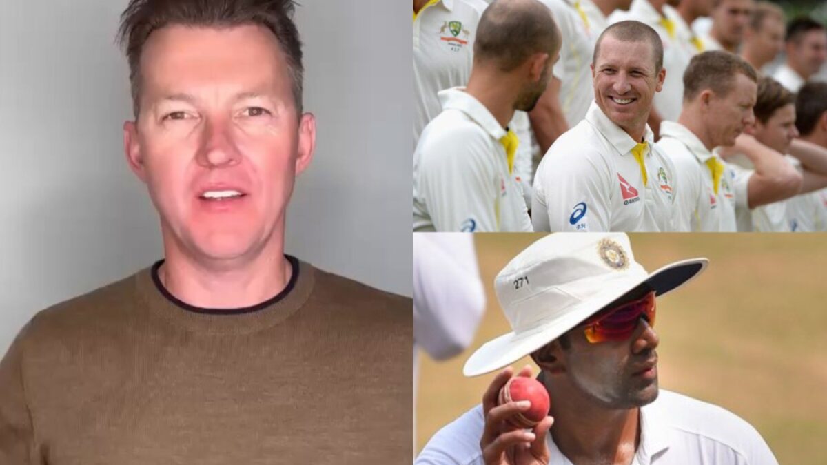 Brett Lee, Brad Haddin and Ravichandran Ashwin.