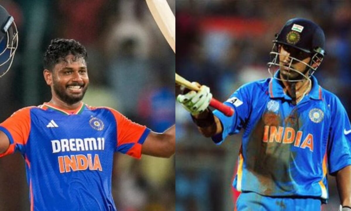 Sanju Samson and Gautam Gambhir.