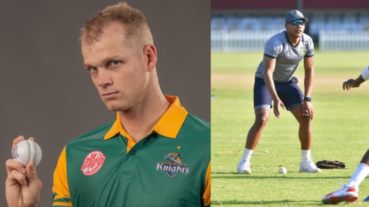 South Africa's Ottniel Baartman and Corbin Bosch.