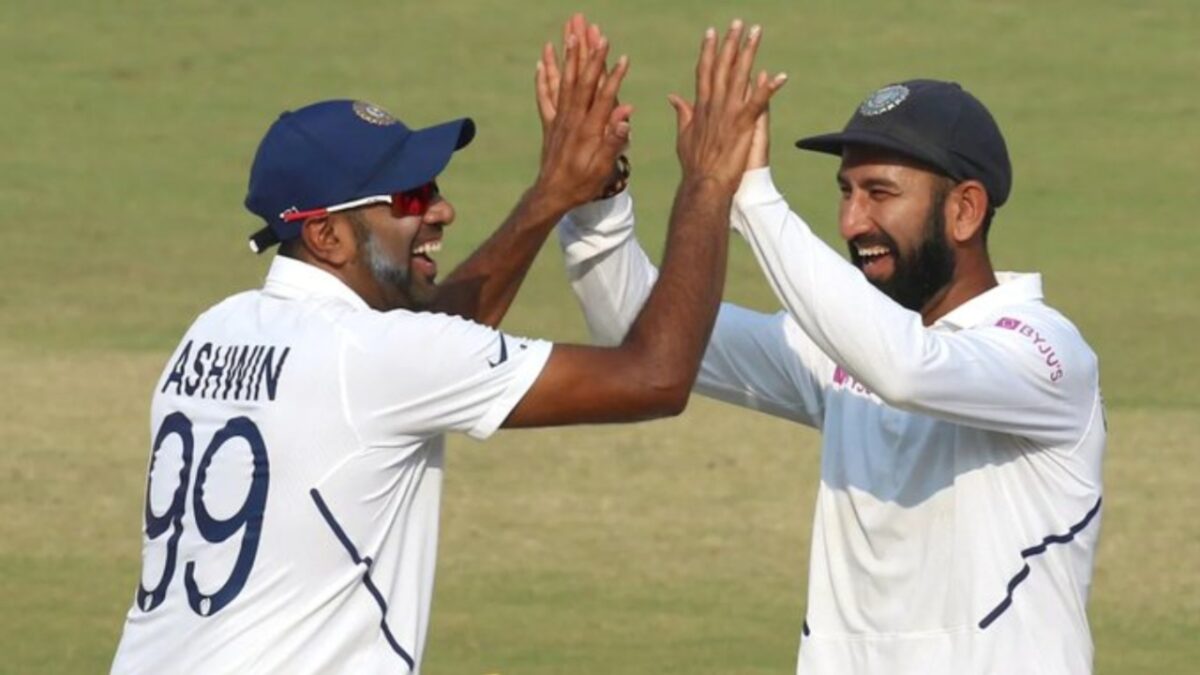 Ravichandran Ashwin and Cheteshwar Pujara.