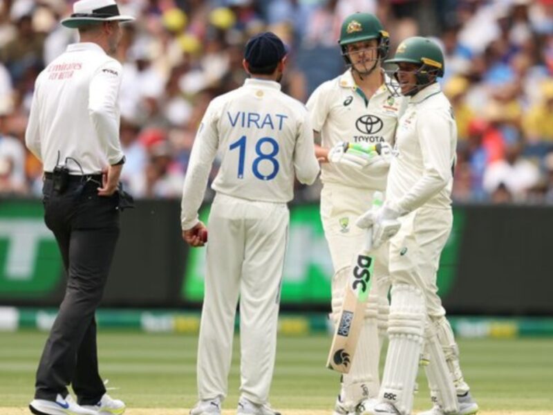 Virat Kohli Fined For Shoulder Altercation With Debutant Sam Konstas In 4th MCG Test