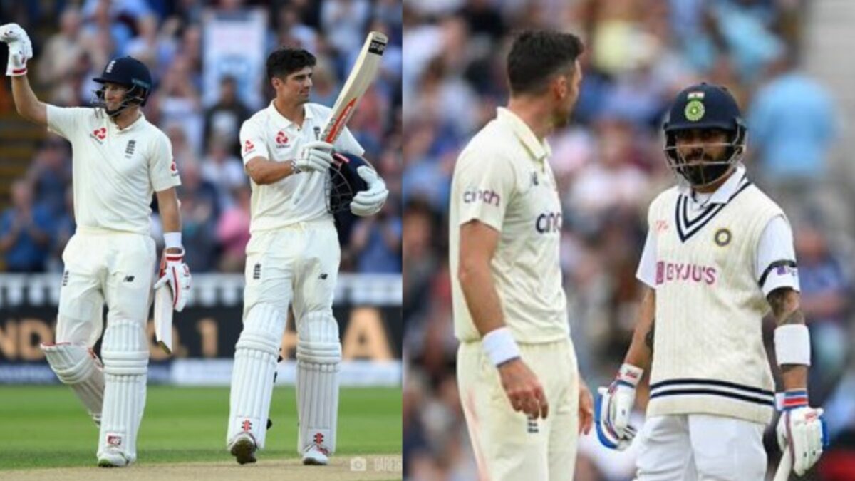 James Anderson, Virat Kohli, Alastair Cook and Joe Root.