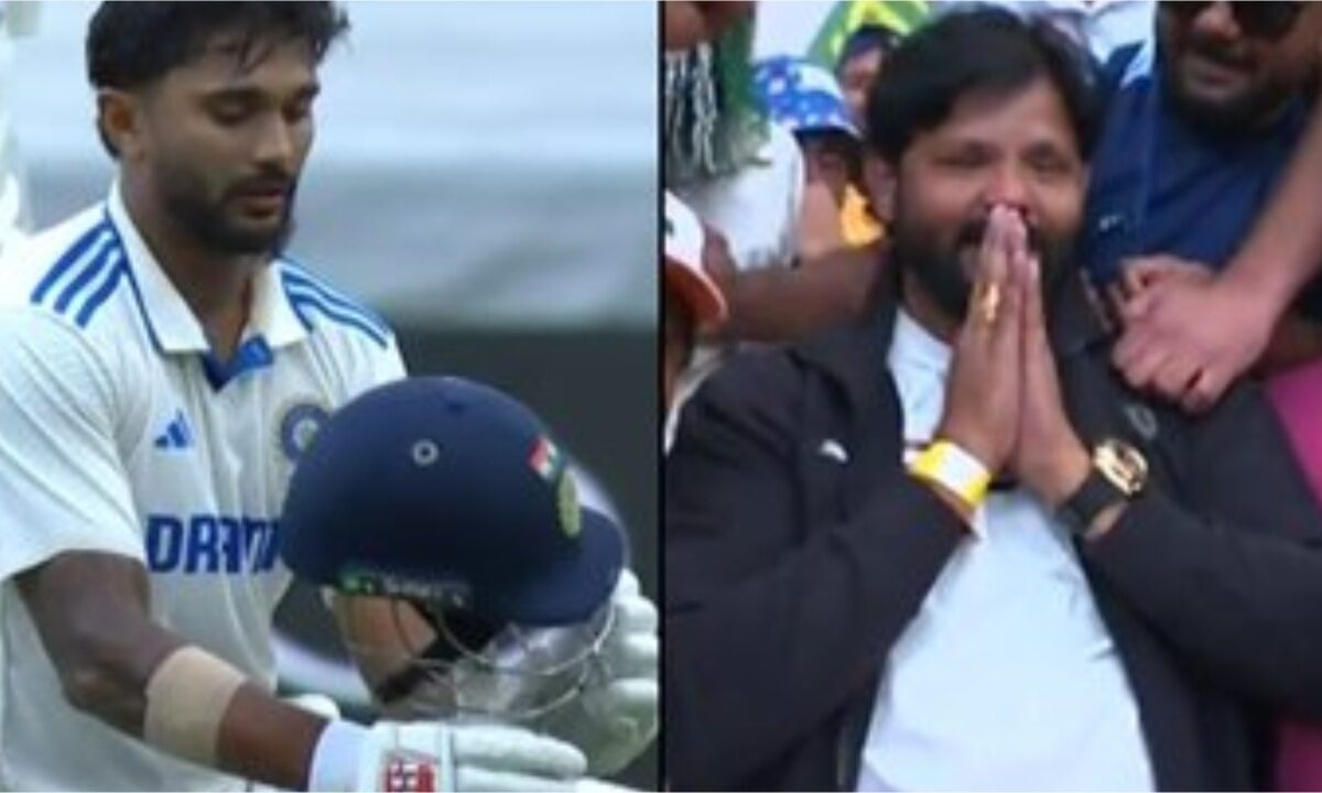 Nitish Reddy and his father.