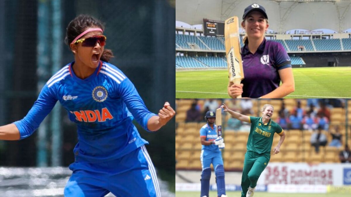 Shreyanka Patil, Saskia Horley and Annerie Dercksen for ICC awards.