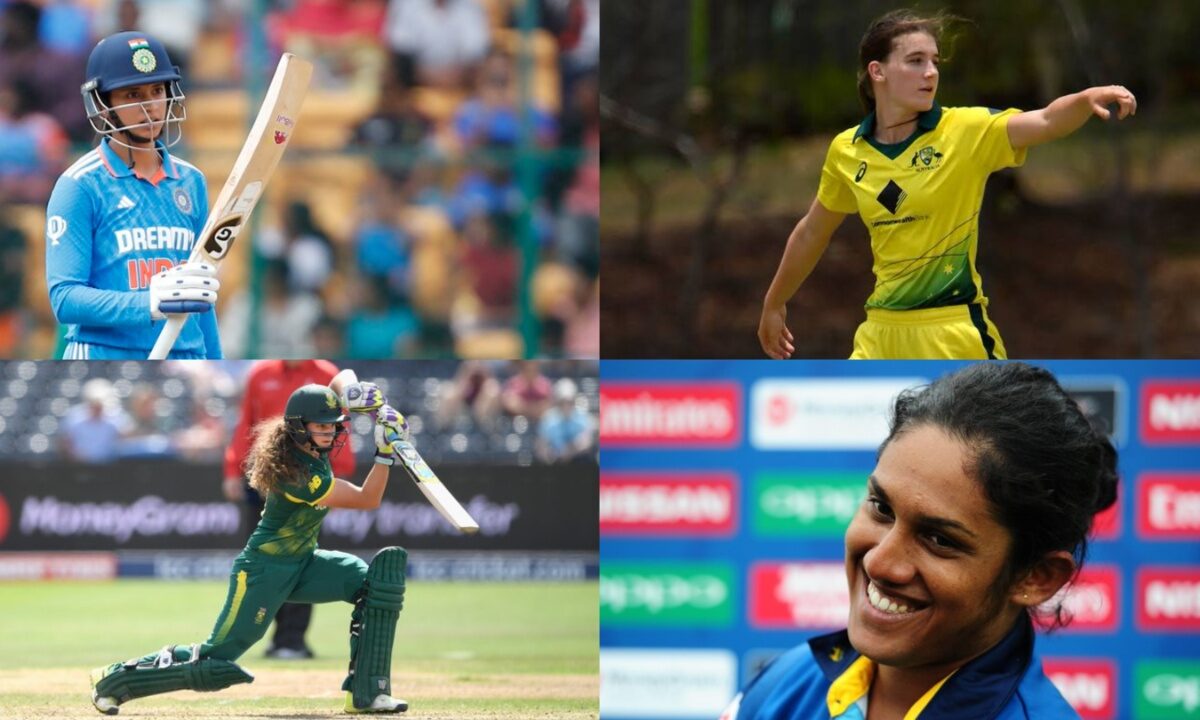 Laura Wolvaardt, Chamari Athapaththu, Anabel Sutherland, and Smriti Mandhana in ICC reward list.